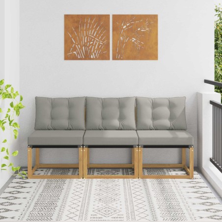 3 Pièce Sofa de milieu extérieur 641315641315