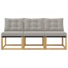 3 Pièce Sofa de milieu extérieur 641315641315