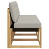 3 Pièce Sofa de milieu extérieur 641315641315