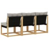 3 Pièce Sofa de milieu extérieur 641315641315