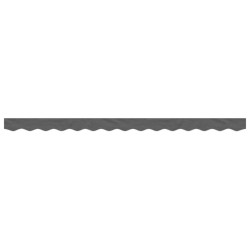 Tissu de remplacement de cantonnière d’auvent rayure anthracite 641321641321