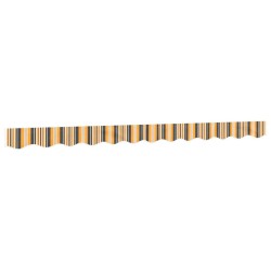 Tissu de remplacement de cantonnière d’auvent rayure jaune gris 641347641347