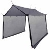 Tarp de camping avec murs en maille Gris et orange 641353641353