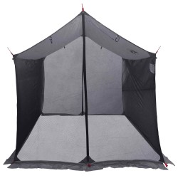 Tarp de camping avec murs en maille Gris et orange 641353641353