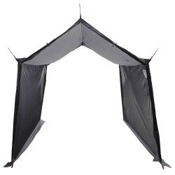 Tarp de camping avec murs en maille Gris et orange 641353641353