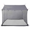 Tarp de camping avec murs en maille Gris et orange 641353641353