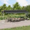 Auvent autoportant Anthracite 6 x 3 m Polyester 641357641357