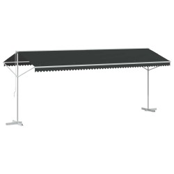 Auvent autoportant Anthracite 6 x 3 m Polyester 641357641357