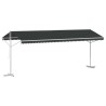 Auvent autoportant Anthracite 6 x 3 m Polyester 641357641357