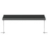 Auvent autoportant Anthracite 6 x 3 m Polyester 641357641357