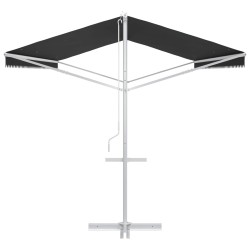 Auvent autoportant Anthracite 6 x 3 m Polyester 641357641357