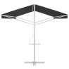 Auvent autoportant Anthracite 6 x 3 m Polyester 641357641357