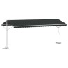 Auvent autoportant Anthracite 6 x 3 m Polyester 641357641357