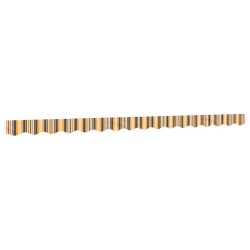 Tissu de remplacement de cantonnière d’auvent rayure jaune gris 641358641358
