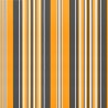 Tissu de remplacement de cantonnière d’auvent rayure jaune gris 641358641358