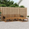 Ensemble de canapés d'extérieur 4 pcs Naturel 641359641359