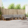 Ensemble de canapés d'extérieur 7 pcs Gris Naturel et Clair 641365641365
