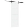 Porte coulissante ORKDAL Blanc et noir 83 x 232 cm 641380641380