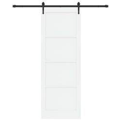 Porte coulissante ORKDAL Blanc et noir 83 x 232 cm 641380641380