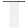 Porte coulissante ORKDAL Blanc et noir 83 x 232 cm 641380641380