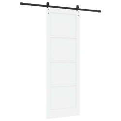 Porte coulissante ORKDAL Blanc et noir 83 x 232 cm 641380641380