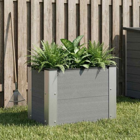 Jardinière surélevée Gris 50 x 30 x 36 cm 641387641387