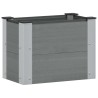 Jardinière surélevée Gris 50 x 30 x 36 cm 641387641387
