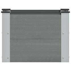 Jardinière surélevée Gris 50 x 30 x 36 cm 641387641387