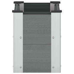 Jardinière surélevée Gris 50 x 30 x 36 cm 641387641387