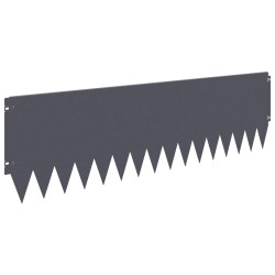 Bordure de Pelouse 20 pcs 103 x 30 cm Acier Anthracite 641411641411