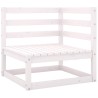 Salon de jardin 5 pcs avec coussins Bois de pin massif 641423641423