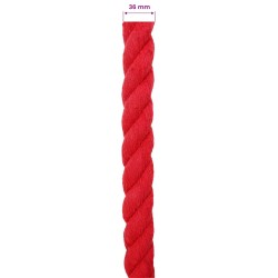 Corde Rouge 3,6 x 3,6 x 1000 cm Coton 641449641449