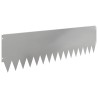 Bordure de Pelouse 10 pcs 103 x 30 cm Acier Argenté 641453641453