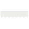 Bordure de Pelouse 10 pcs 103 x 25 cm Acier Blanc 641456641456