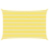 Voile d'ombre Jaune et blanc 4,5 × 3 m 100 % polyester Oxford 641476641476