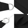 Voile de parasol tissu oxford triangulaire 5x5x5 m noir 641480641480