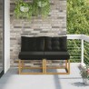 2 Pièce Sofa de milieu extérieur 641496641496