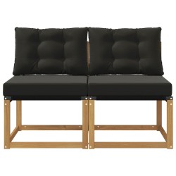 2 Pièce Sofa de milieu extérieur 641496641496