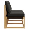 2 Pièce Sofa de milieu extérieur 641496641496