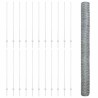 Clôture hexagonale avec poteau 50 x 1,6 m Acier galvanisé 641503641503