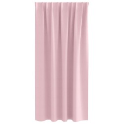 Rideaux occultants avec anneaux 2 pcs Rose bébé 175 x 140 cm 641504641504
