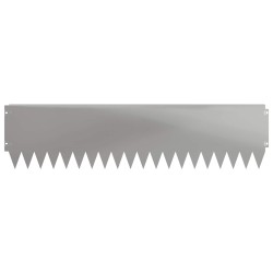 Bordure de Pelouse 10 pcs 103 x 25 cm Acier Argenté 641543641543