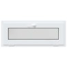 Fenêtre de sous-sol RISOR 110 x 40 cm PVC et verre Blanc 641544641544