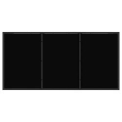 Ensemble de salle à manger pour jardin 5 pcs Noir et anthracite 641546641546