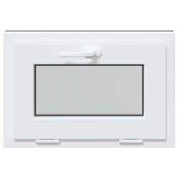 Fenêtre de sous-sol RISOR 60 x 40 cm PVC et verre Anthracite 641550641550