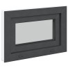 Fenêtre de sous-sol RISOR 60 x 40 cm PVC et verre Anthracite 641550641550