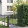 Porte de Clôture HORST 100 x 75 cm métal Noir Verrouillable 641552641552