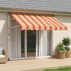 Auvent rétractable manuel Multicolore 350 x 115 x 300 cm 641563641563