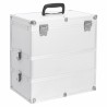 Mallette à maquillage 37x24x40 cm Argenté Aluminium 641568641568