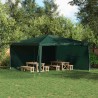 Mur de tente de fête 2 pcs Vert 400 x 195 cm PE et acier 641570641570
